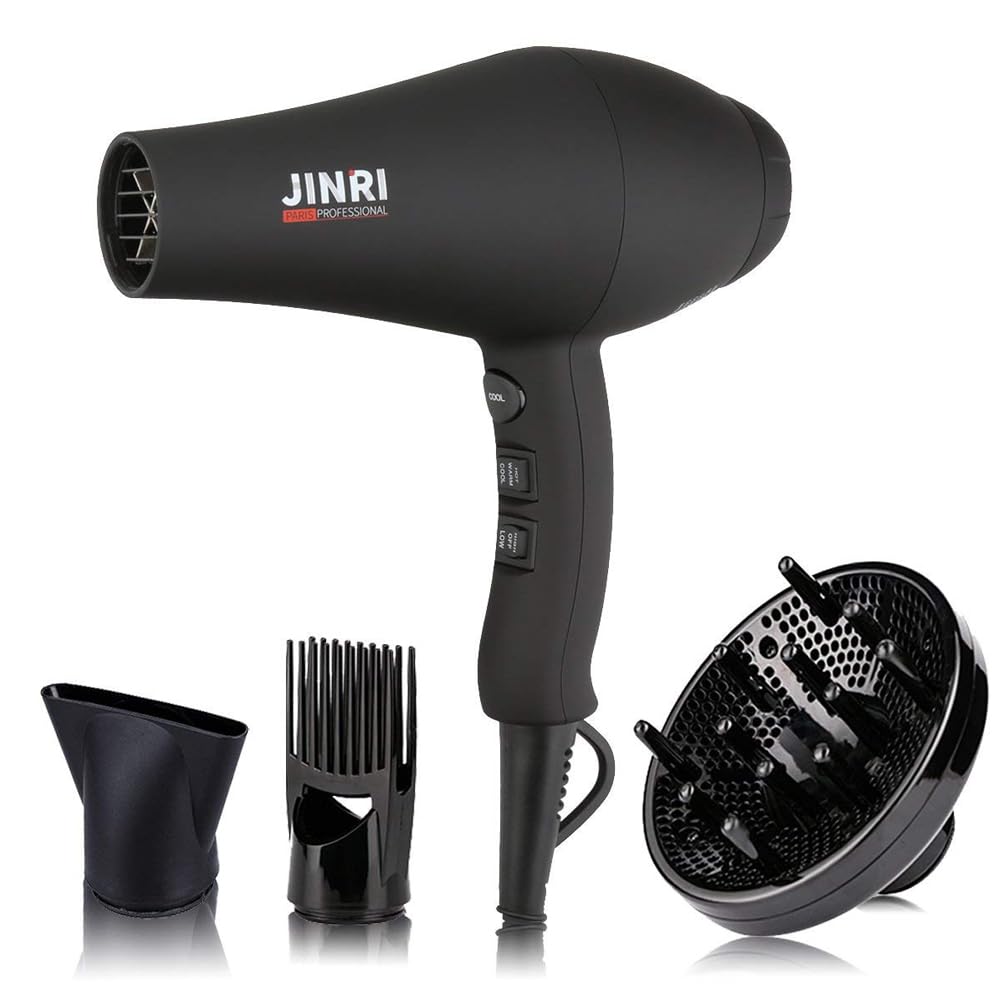 1875W Ionic Hair Dryer with Diffuser and Concentrator E206848
