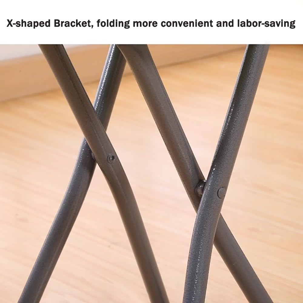 18 Inch Folding Stool with Footrest M5143