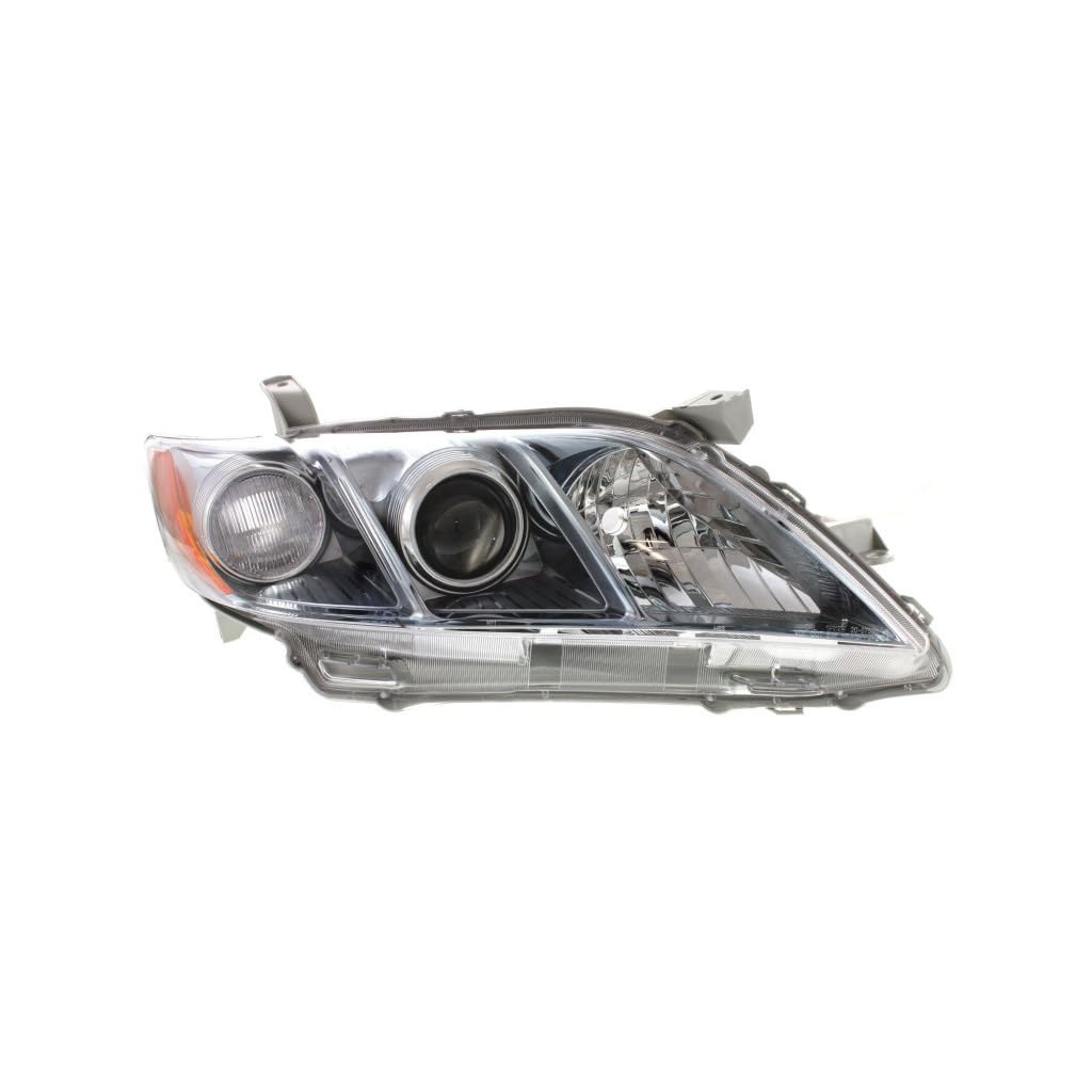 Toyota Camry 2007 2008 2009 Headlights Driver And Passenger Side Pair Amber & Clear Lens H94616