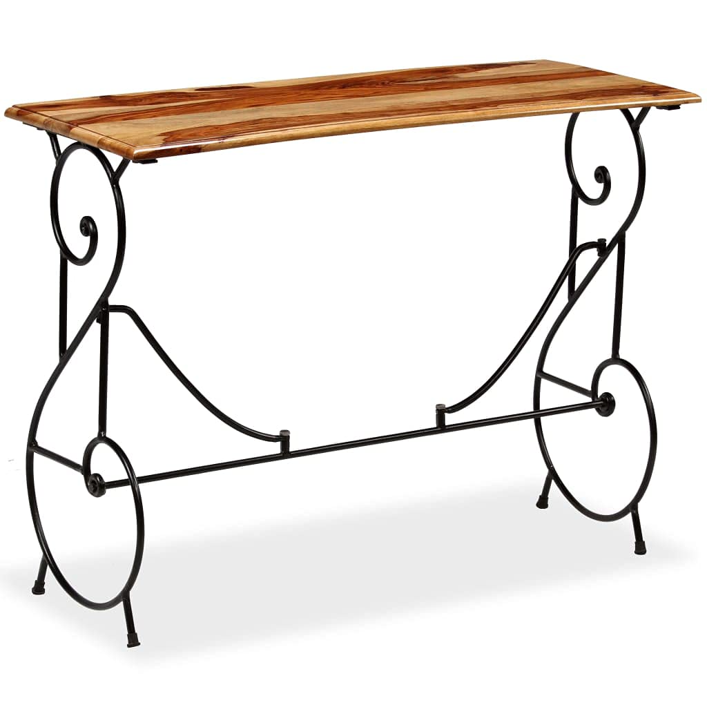 Solid Sheesham Wood Console Table 39.4"x15.7"x29.5" R398