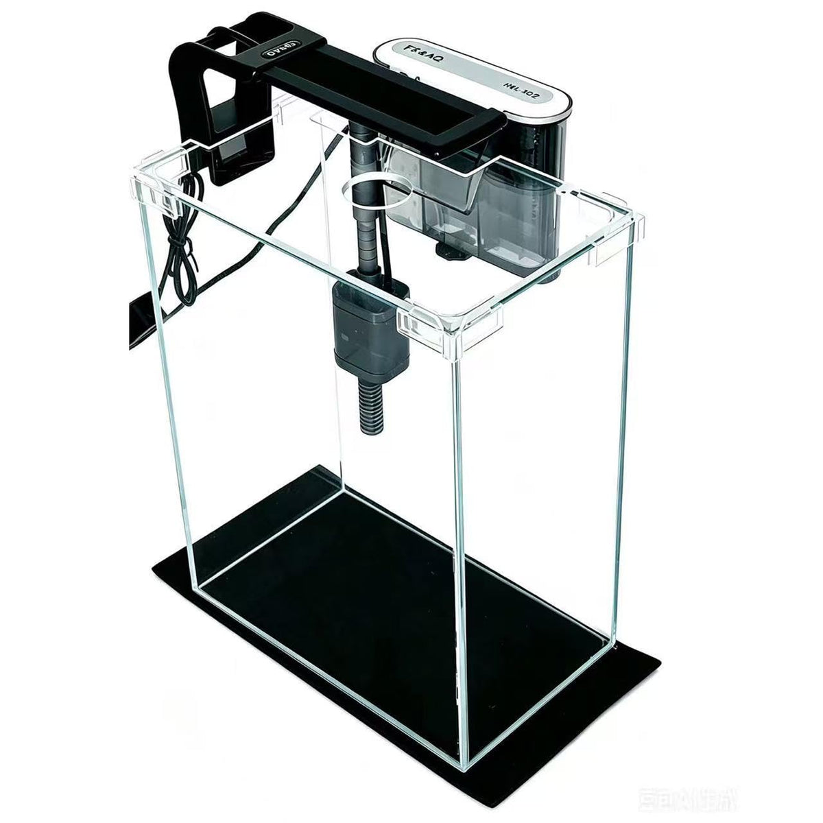 2 Gallon Betta Fish Tank with Filter and Light W204