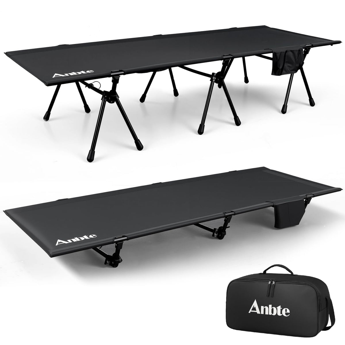 Height Adjustable Camping Cot 400 lbs Q77919
