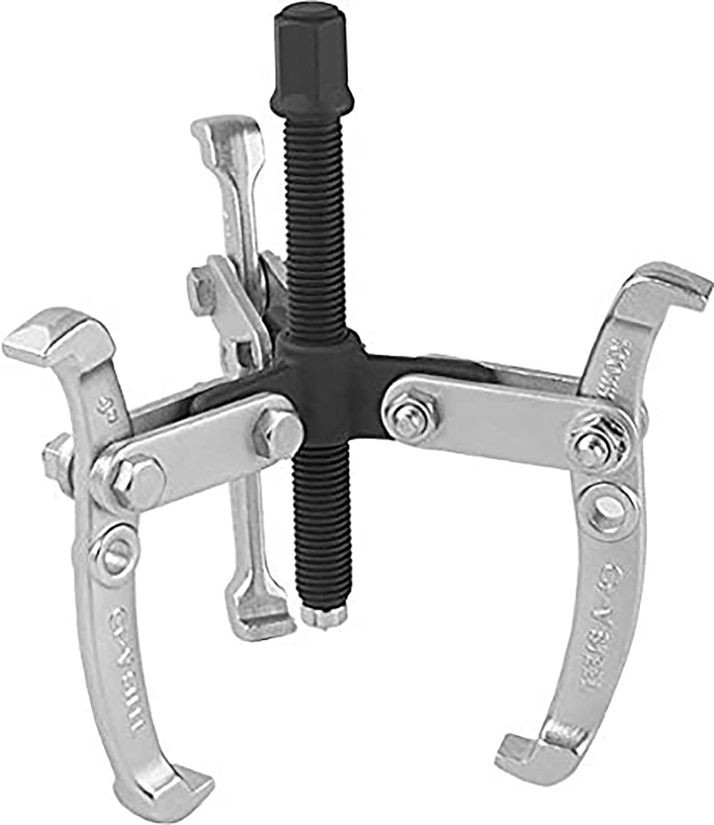 3-Jaw Gear Puller, 3 Inch Max Reach, 3-Ton Safe Working Load C8072