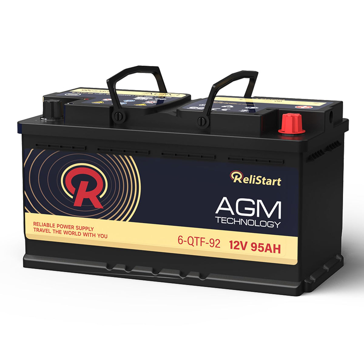 12V 95AH H8 Group 49 AGM Car Battery F7731