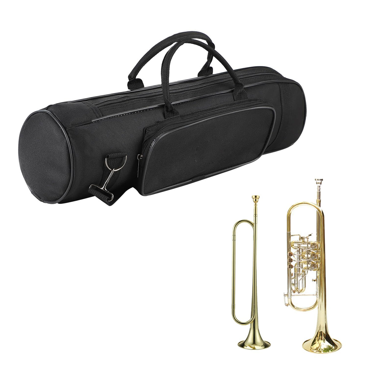 Trumpet Carrying Bag with Shoulder Strap Q402383