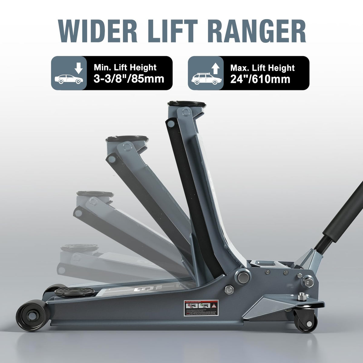 3 Ton Low Profile Hydraulic Floor Jack P9767