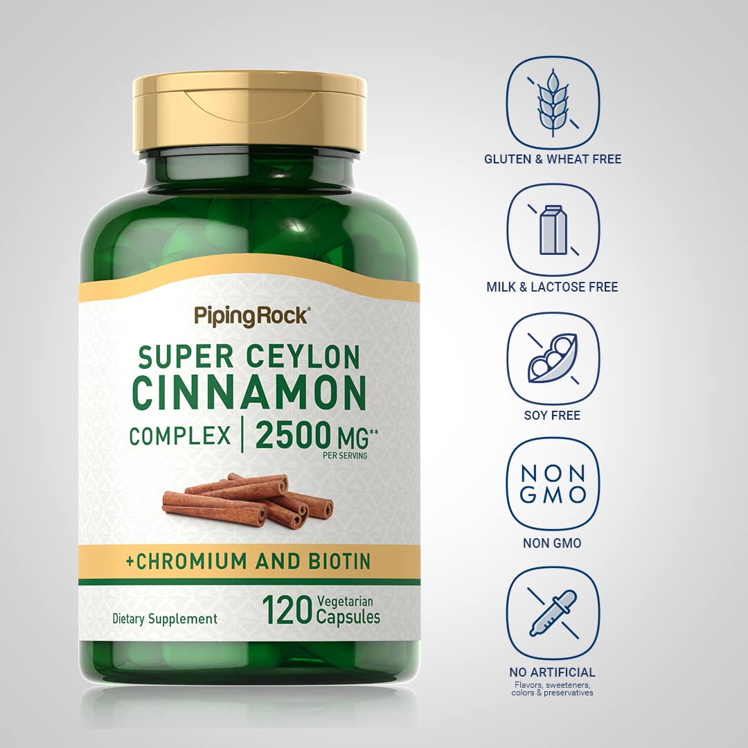 Ceylon Cinnamon Capsules 120 Pills Q529856