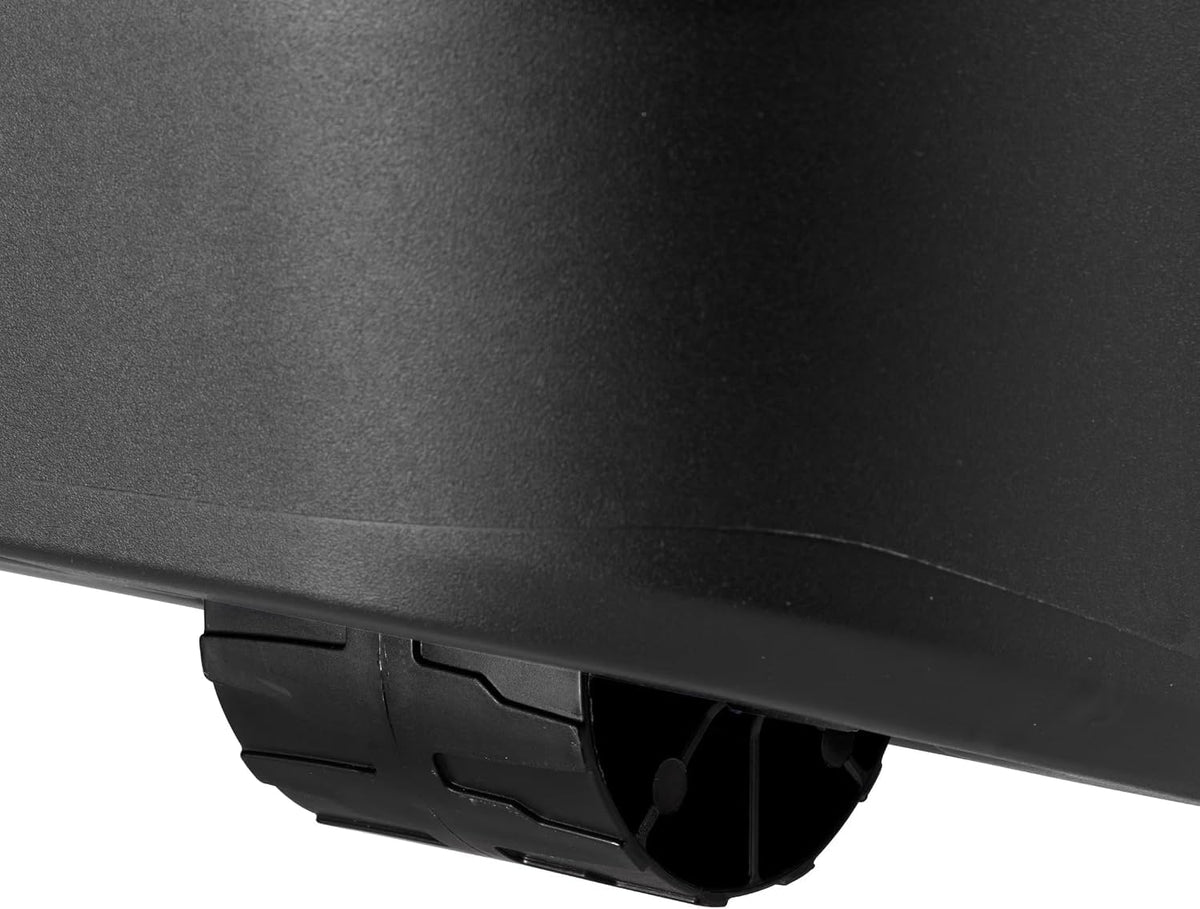 22 Gallon Lockable Black Plastic Storage Trunk B115
