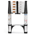Telescoping Aluminum Ladder 10.5 FT 330lbs G5863