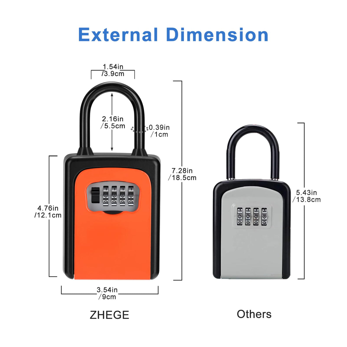 4 Digit Combination Lock Box U598250