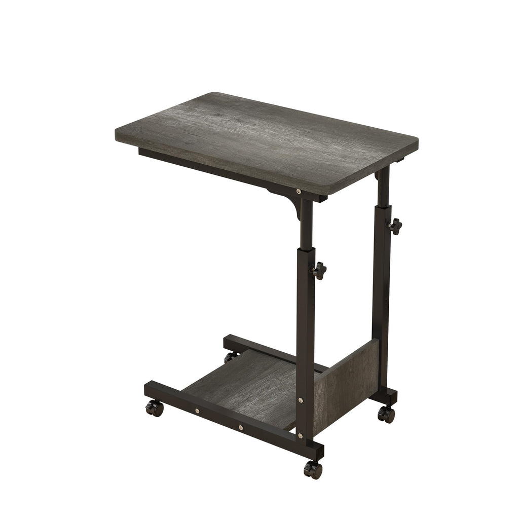Adjustable Height C Table with Wheels and Storage R877896
