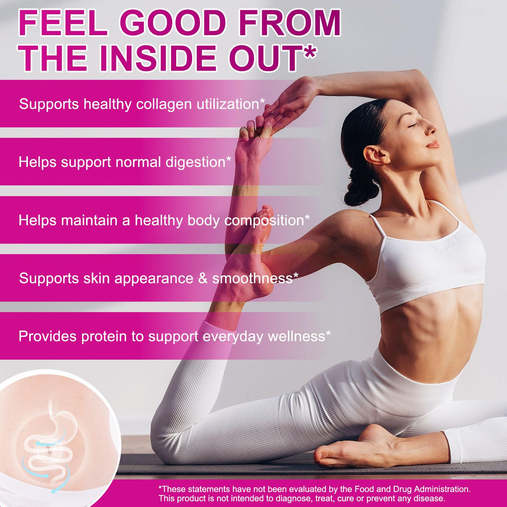 Multi Collagen Peptides Powder Types I II III V X Grass Fed Hydrolyzed C5569