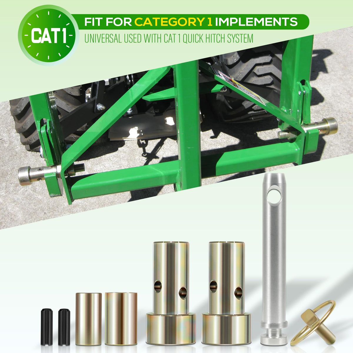 Quick Hitch Bushing Kit with Top Link and Lynch Pin D4123