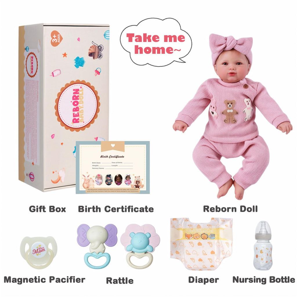 20 Inch Realistic Baby Dolls with Accessories C489