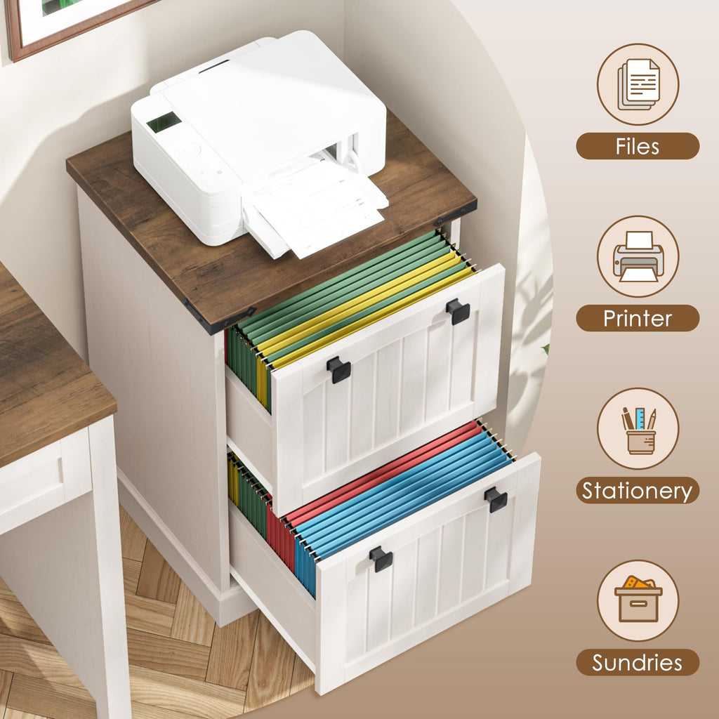 2 Drawer Small File Cabinet I979