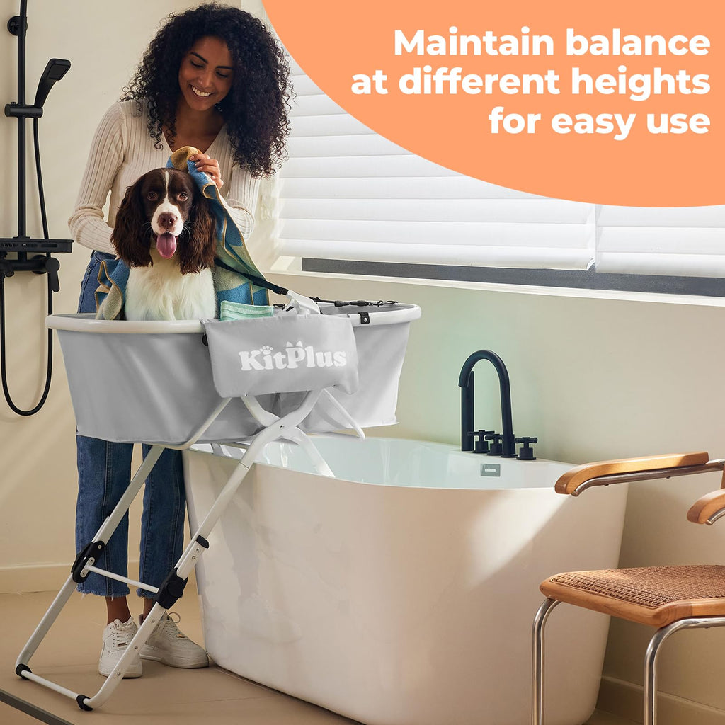 Portable 5 Height Adjustable Dog Bathtub U281