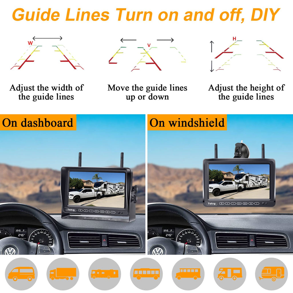 Wireless RV Backup Camera Q1730