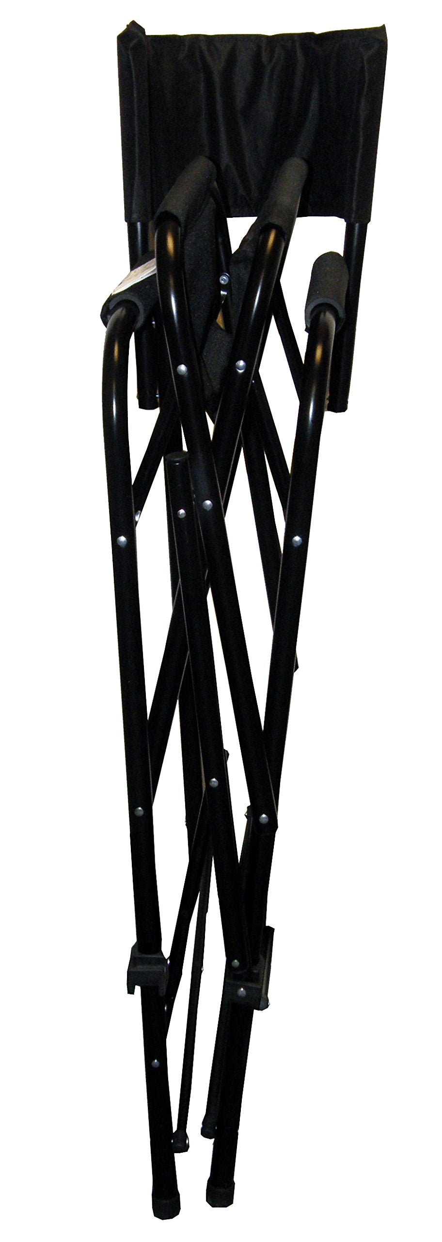 Black Set of 2 Folding Director's Chair V558714