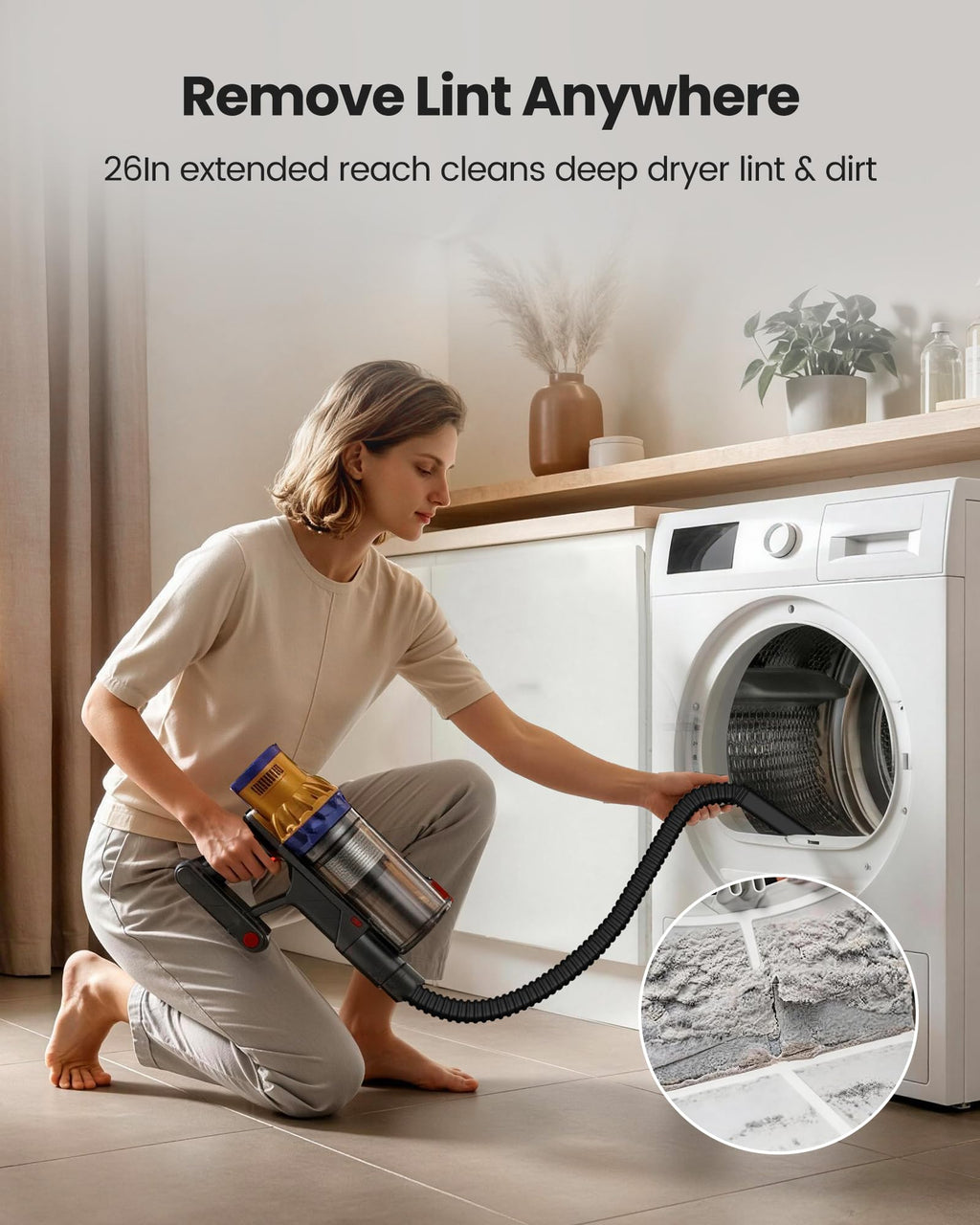 650W 55Kpa Cordless Stick Vacuum Cleaner E21349