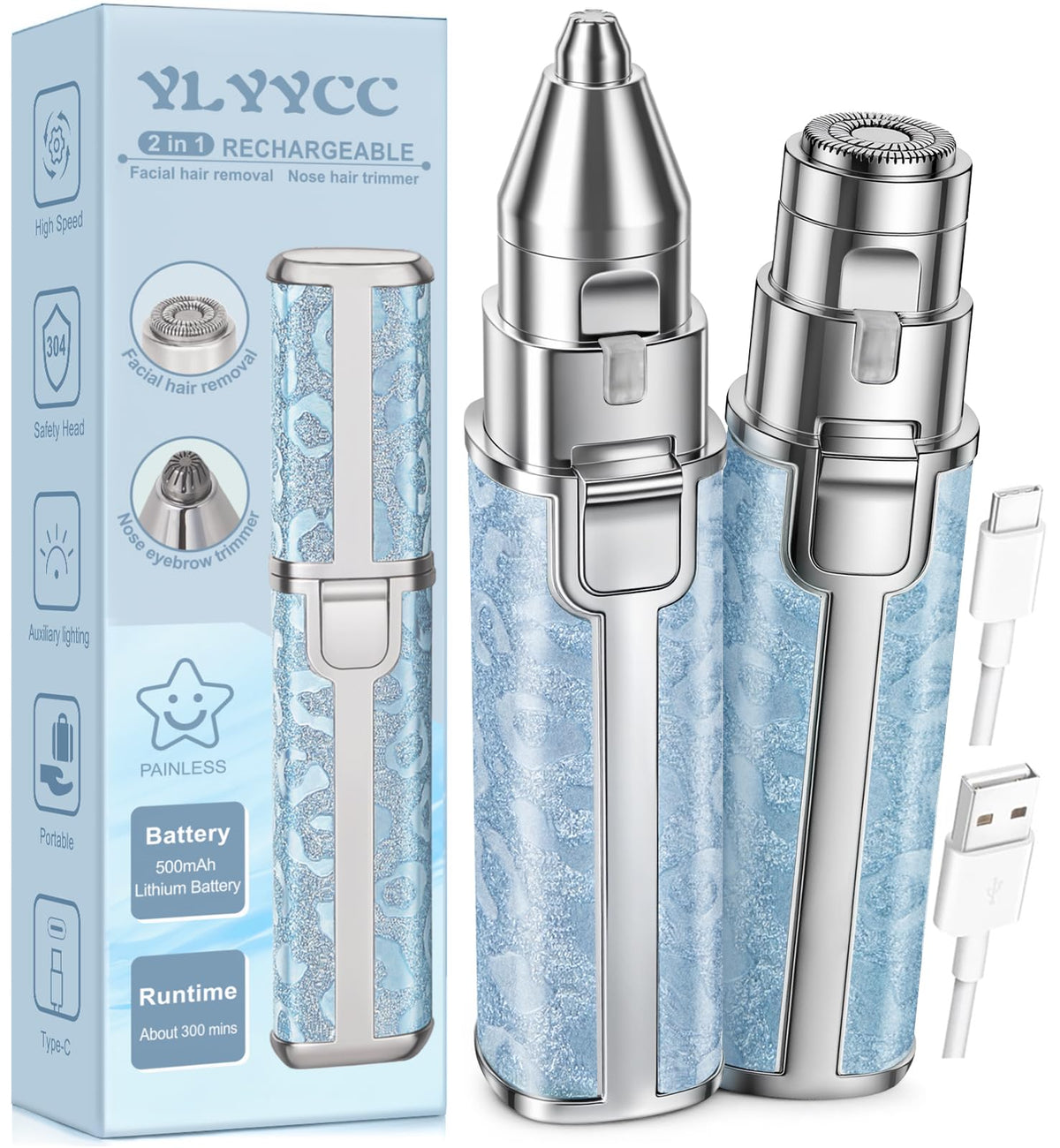 2-in-1 Nose & Eyebrow Trimmer H11454