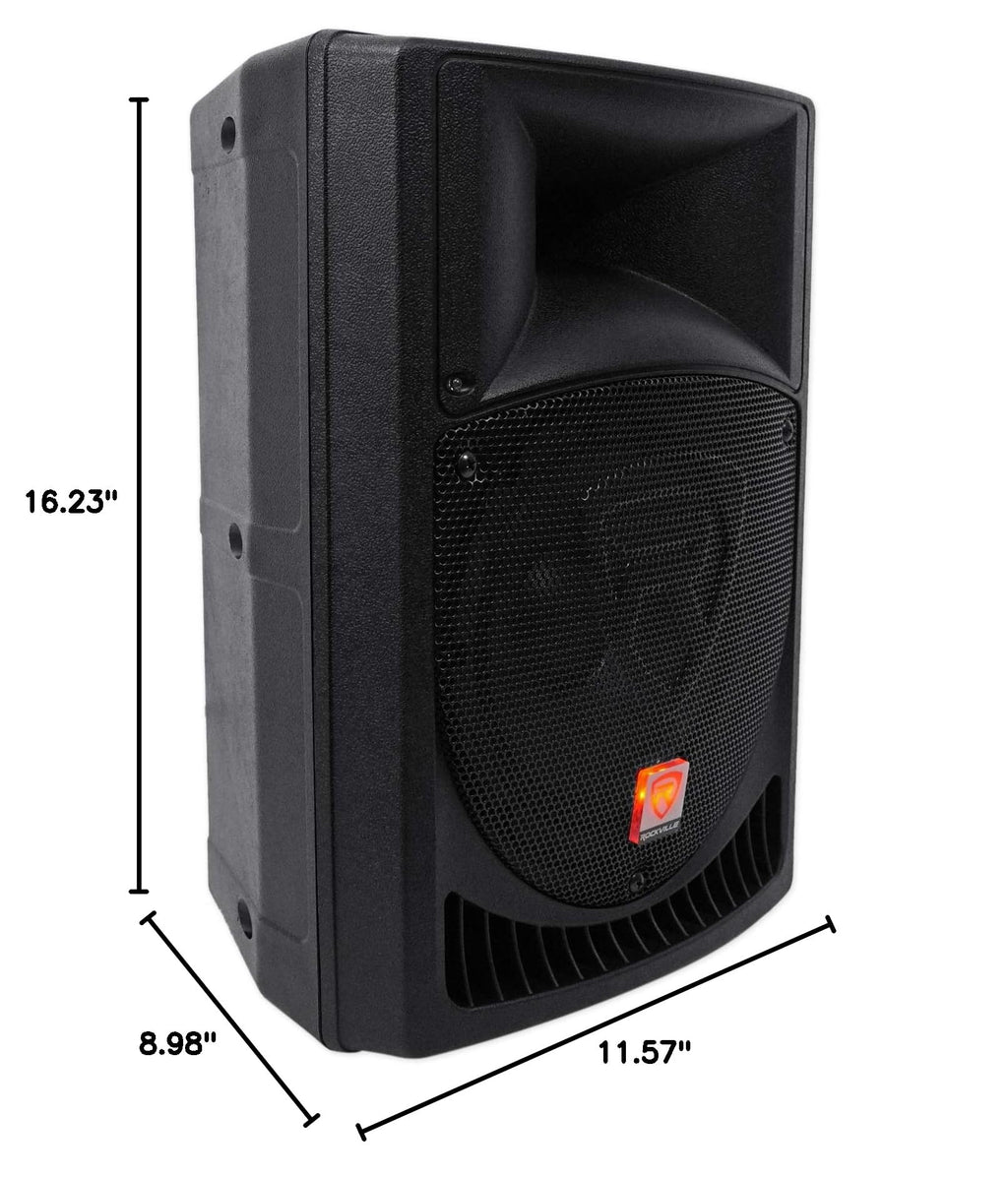 8" Powered Active DJ PA Speaker System S324
