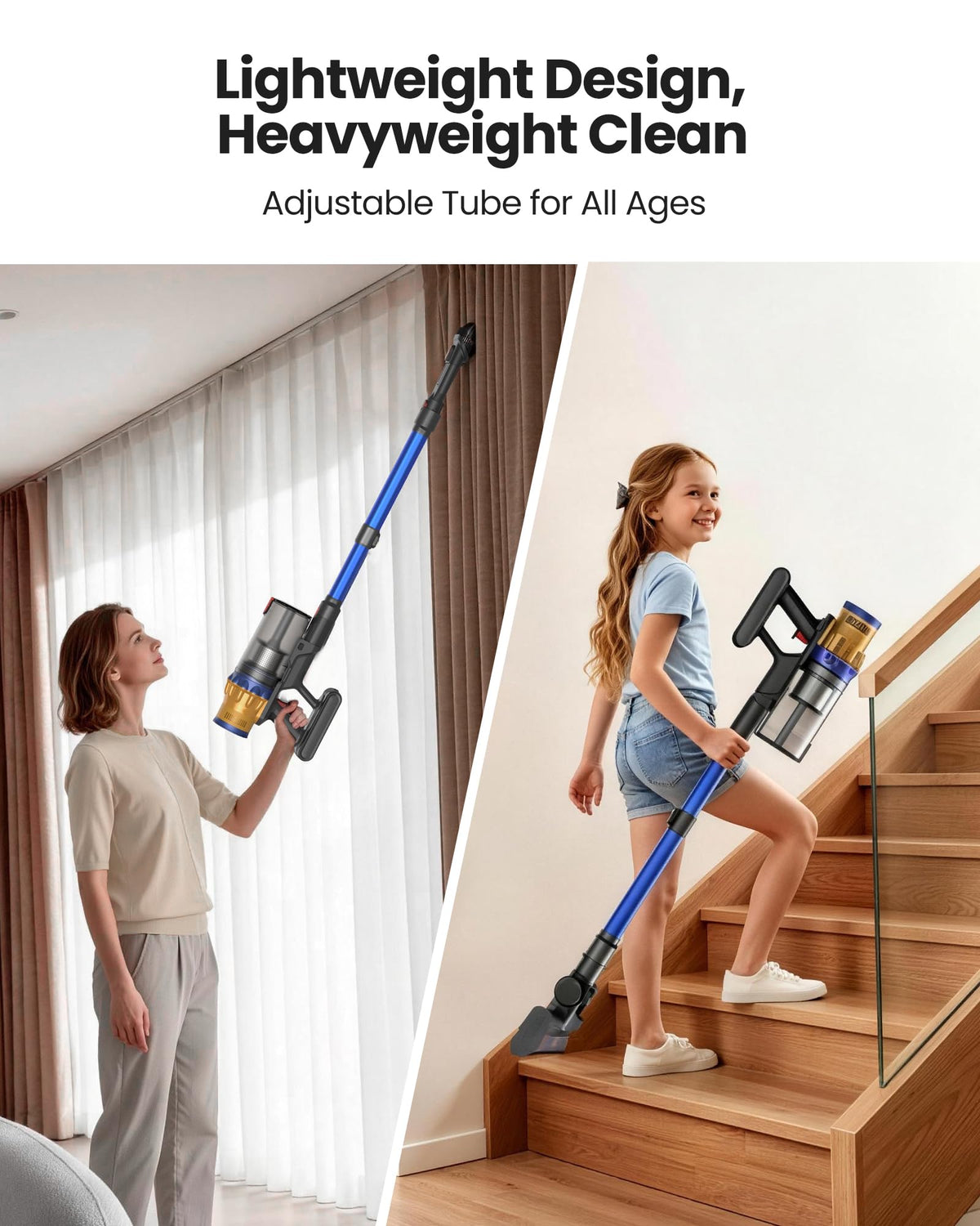 650W 55Kpa Cordless Stick Vacuum Cleaner E21349