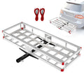 Aluminum Hitch Mount Cargo Carrier with 500LBS Capacity S365815