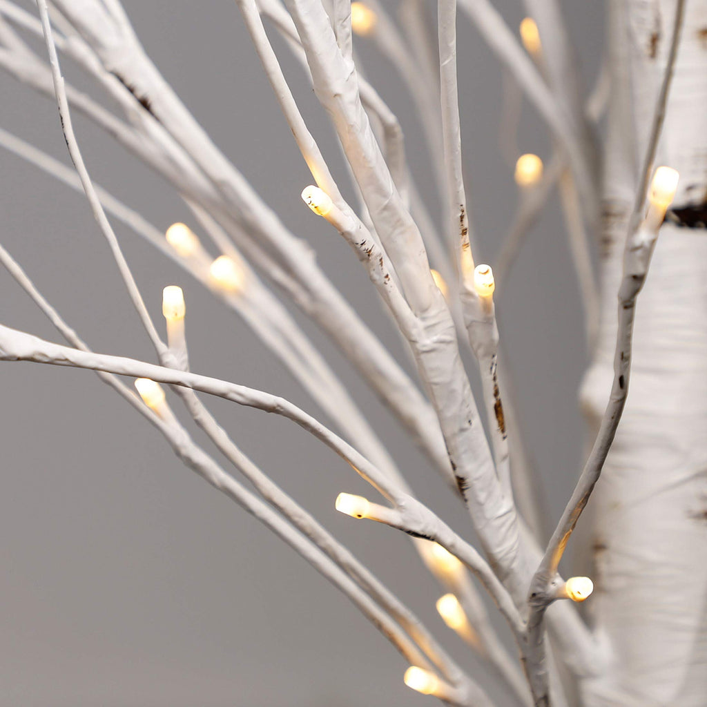 Lighted Birch Tree 6.1 Feet 96 LED X6037