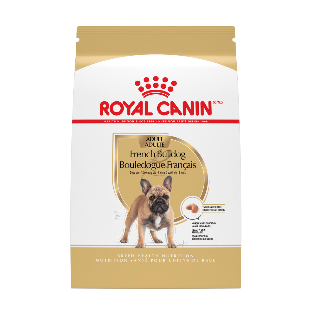 French Bulldog Adult Dry Dog Food 6 lb Bag N73368