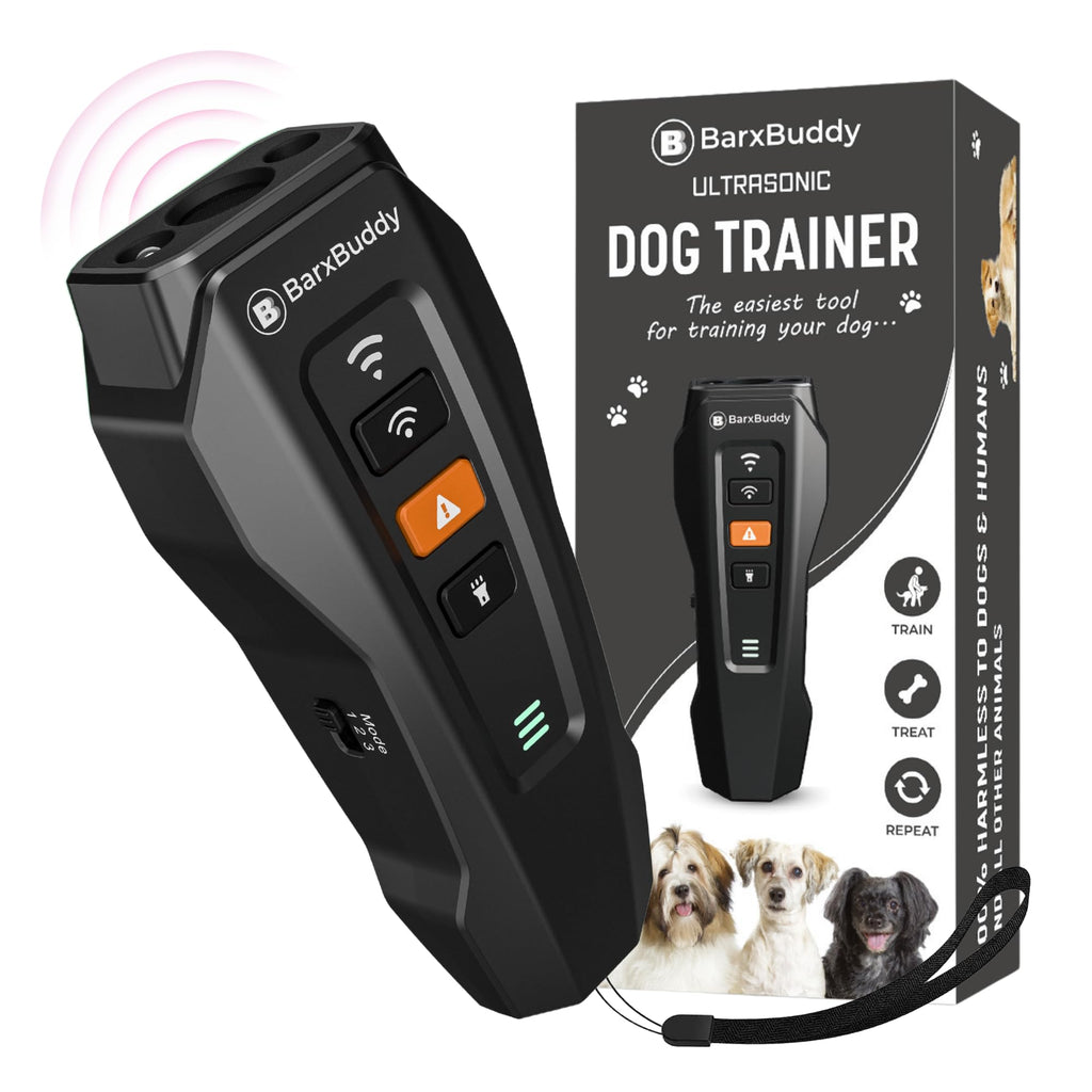 Long Range Ultrasonic Rechargeable Anti Bark Device for Dogs (Black) R856393