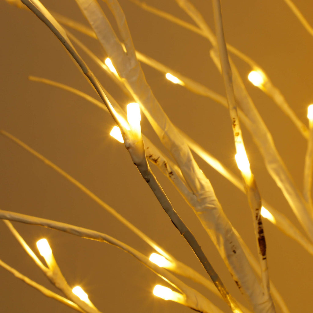 Lighted Birch Tree 6.1 Feet 96 LED X6037