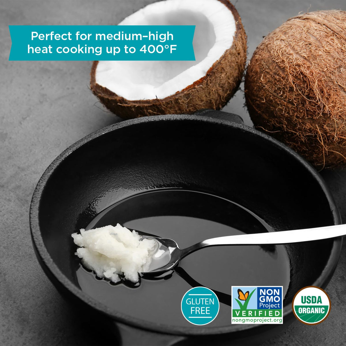 Organic Refined Coconut Oil 1 Gallon K90051