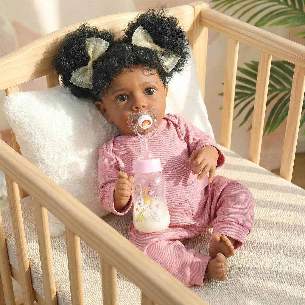 20 Inch Realistic Newborn Baby Doll in Pink Outfit V326