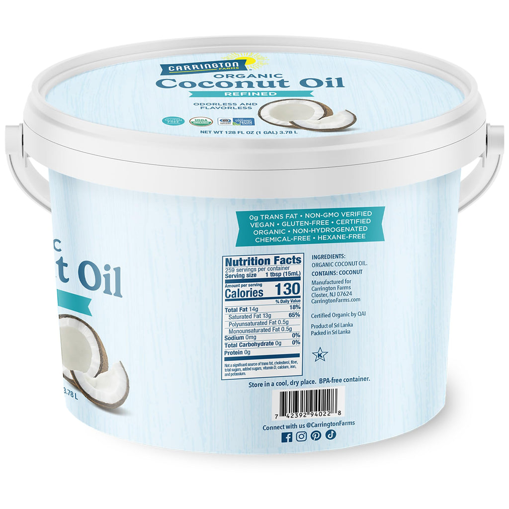 Organic Refined Coconut Oil 1 Gallon K90051