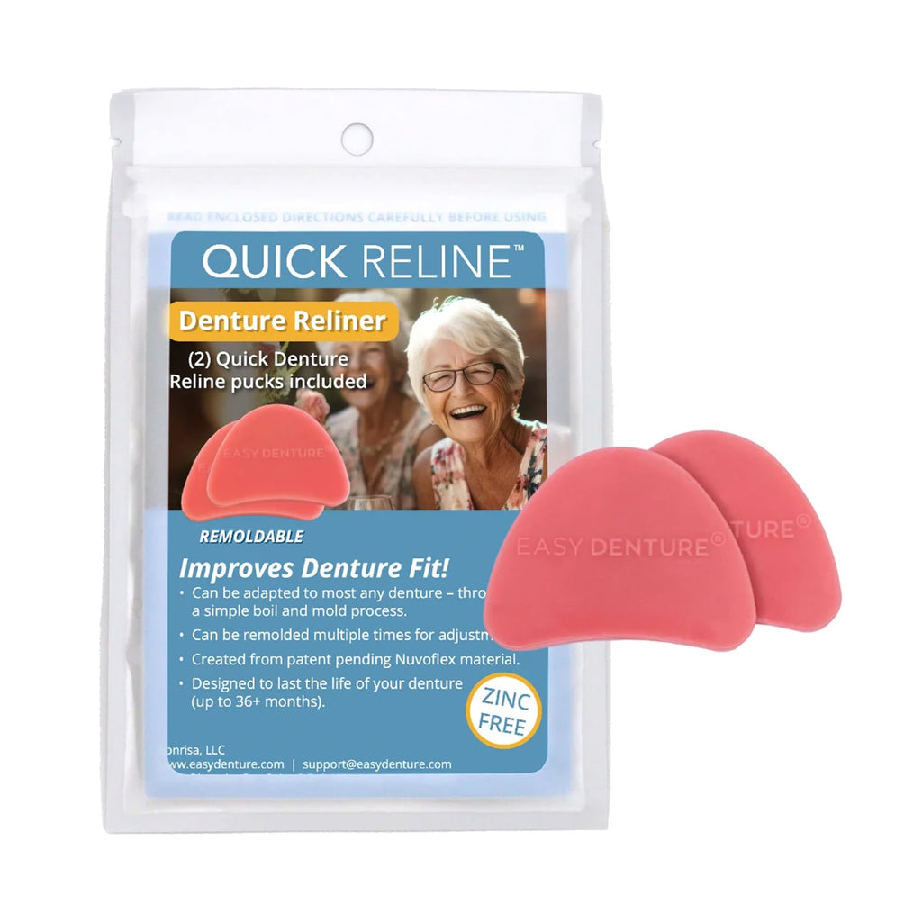 Boil & Fit Denture Reliner Kit with 2 Pucks, Zinc-Free Q63082