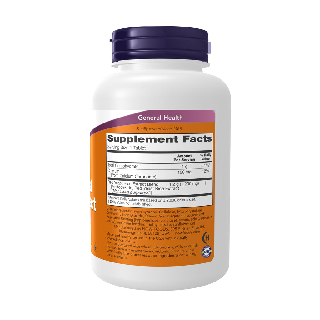 Red Yeast Rice 1,200 mg 120 Tablets T383