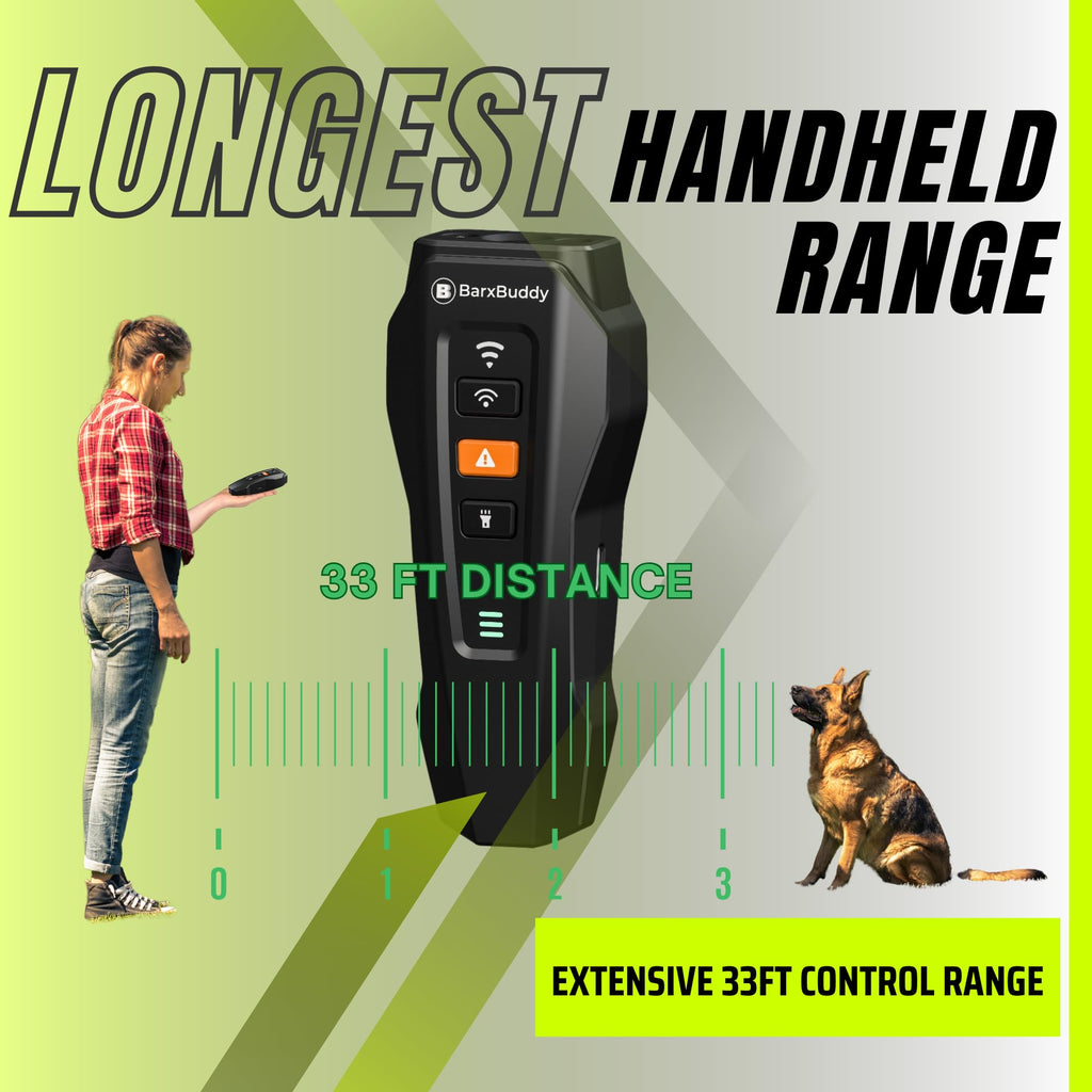 Long Range Ultrasonic Rechargeable Anti Bark Device for Dogs (Black) R856393