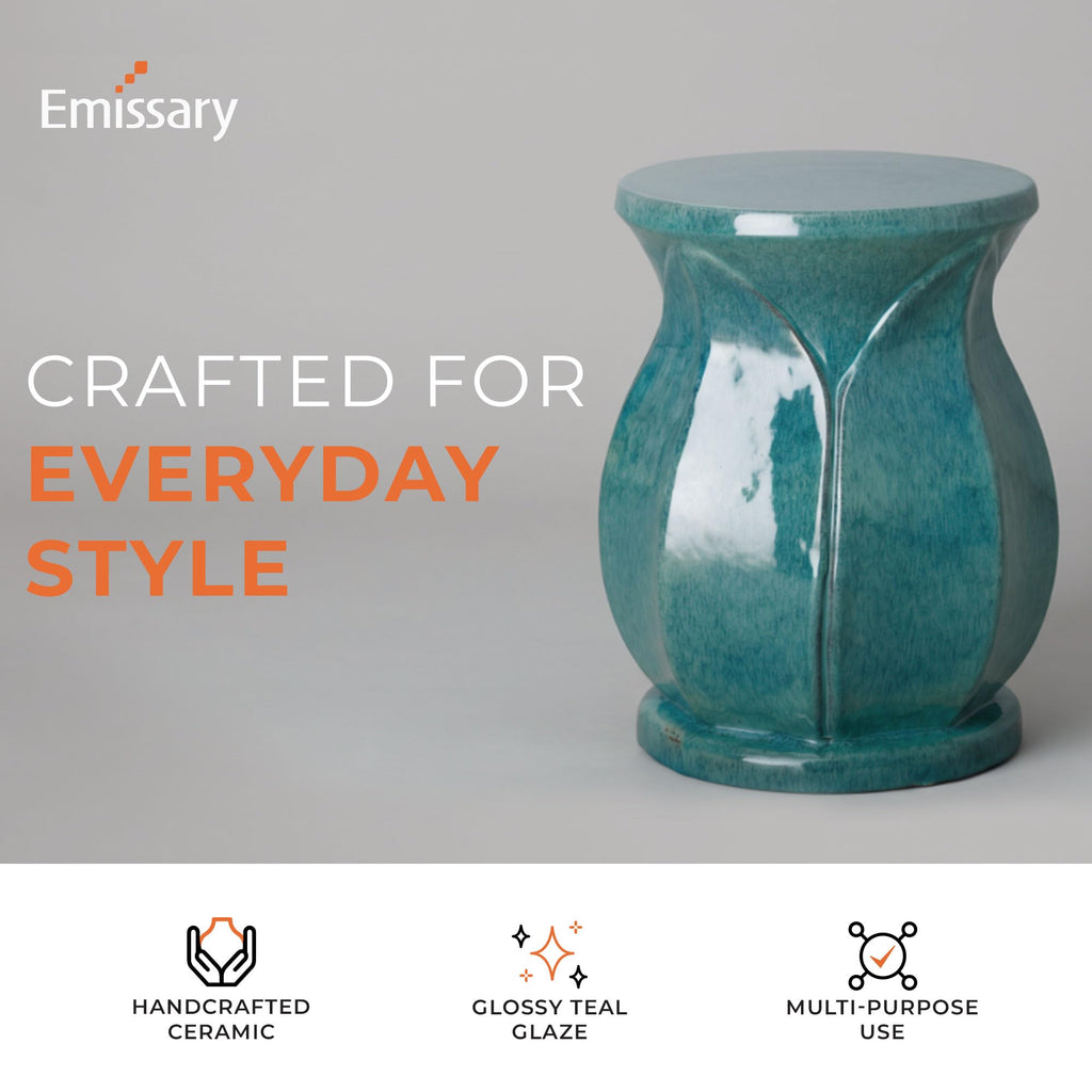 Teal Stool Z842587