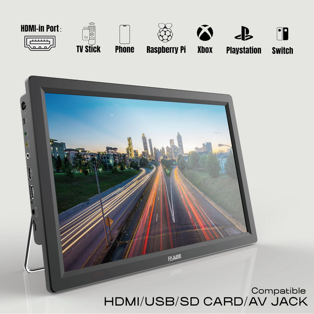 14 Inch Portable TV with Digital Tuner E188
