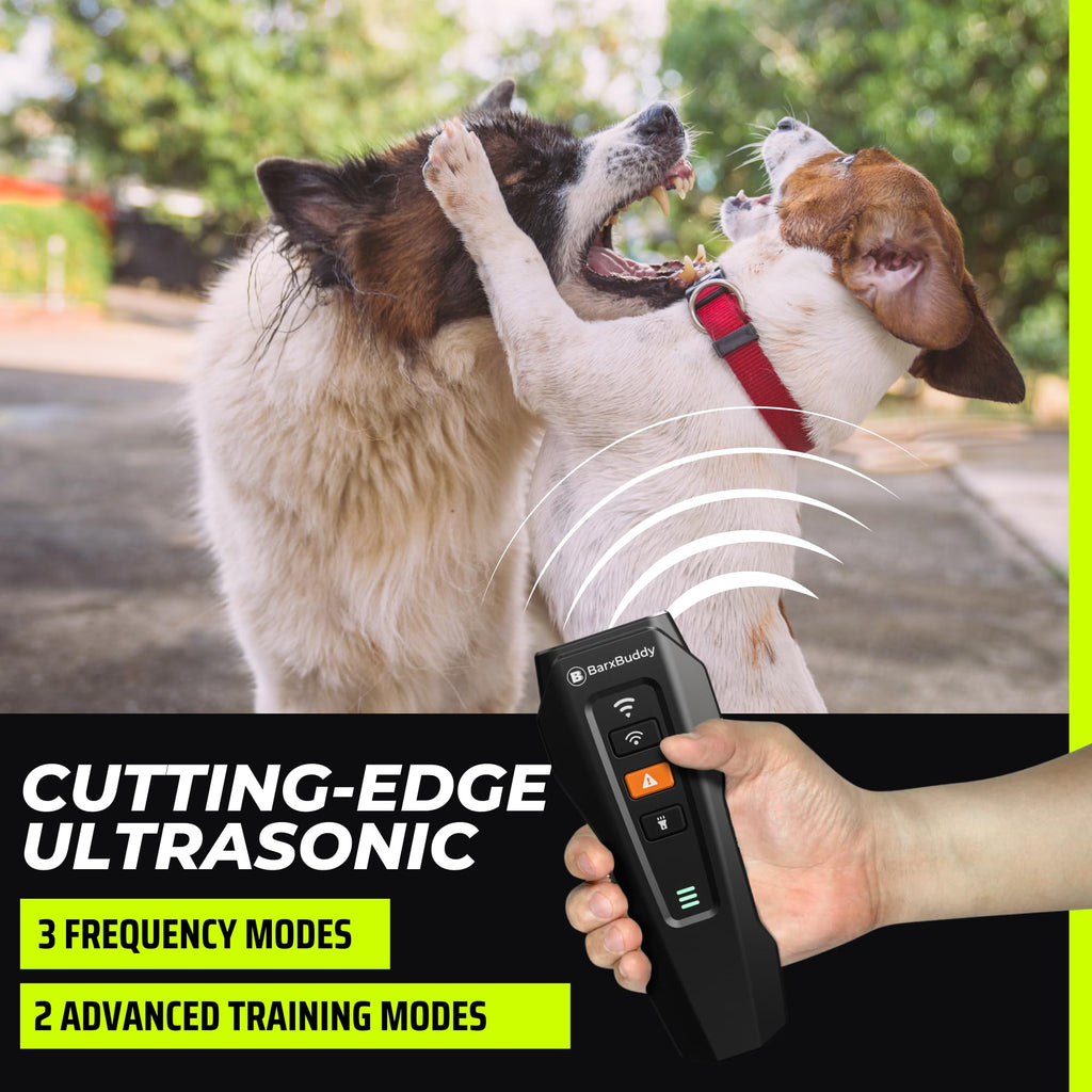 Long Range Ultrasonic Rechargeable Anti Bark Device for Dogs (Black) R856393