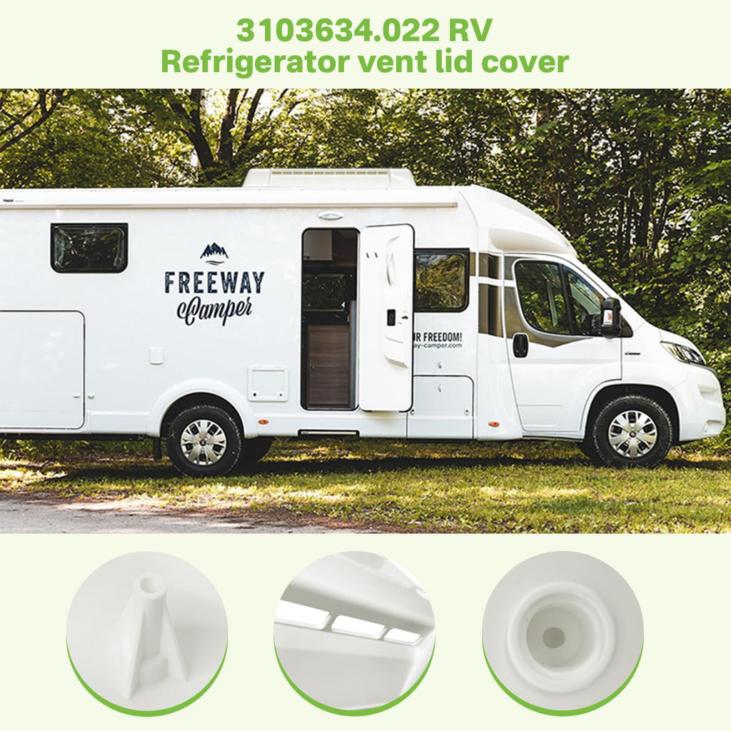 RV Refrigerator Vent Lid Cover Replacement T919