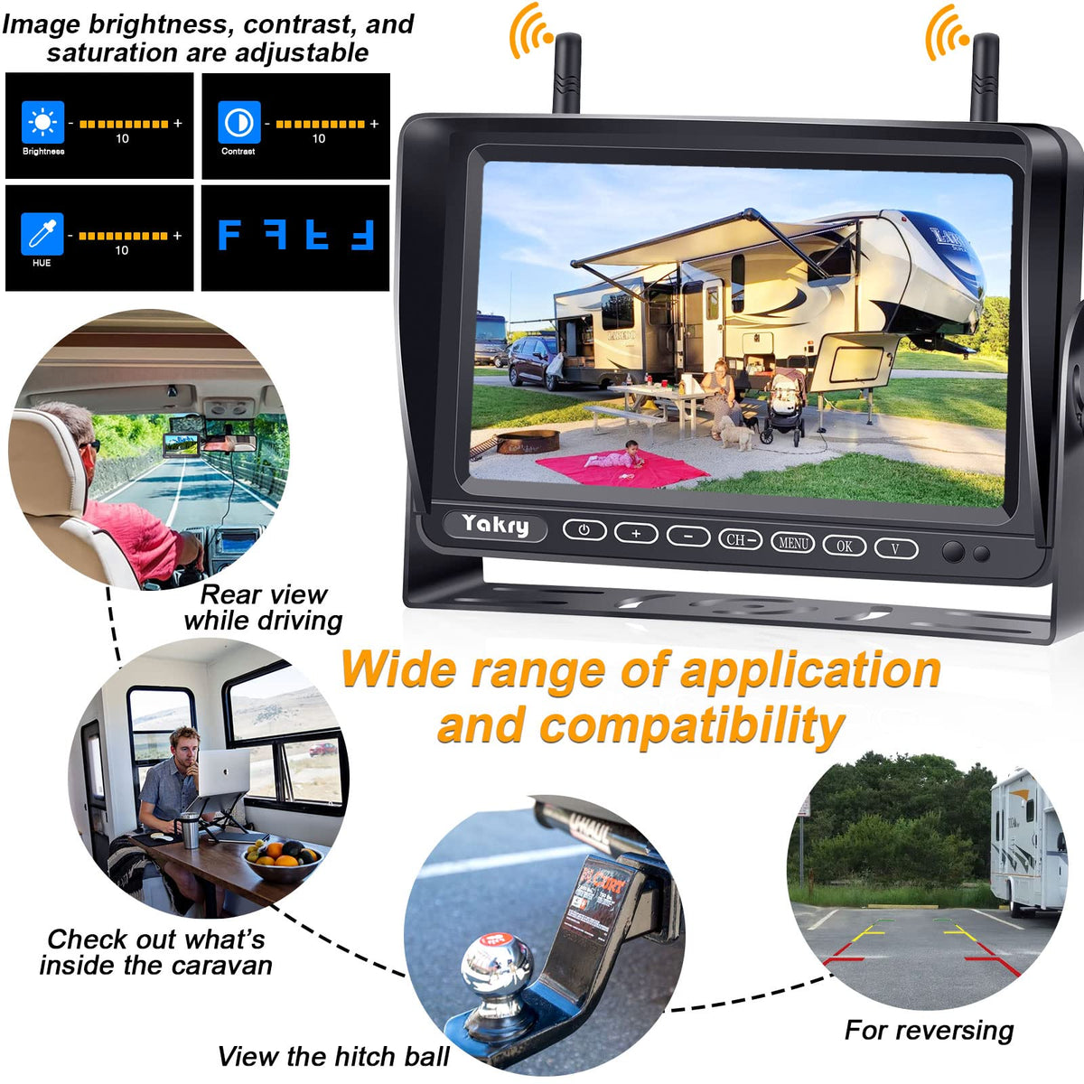 Wireless RV Backup Camera Q1730