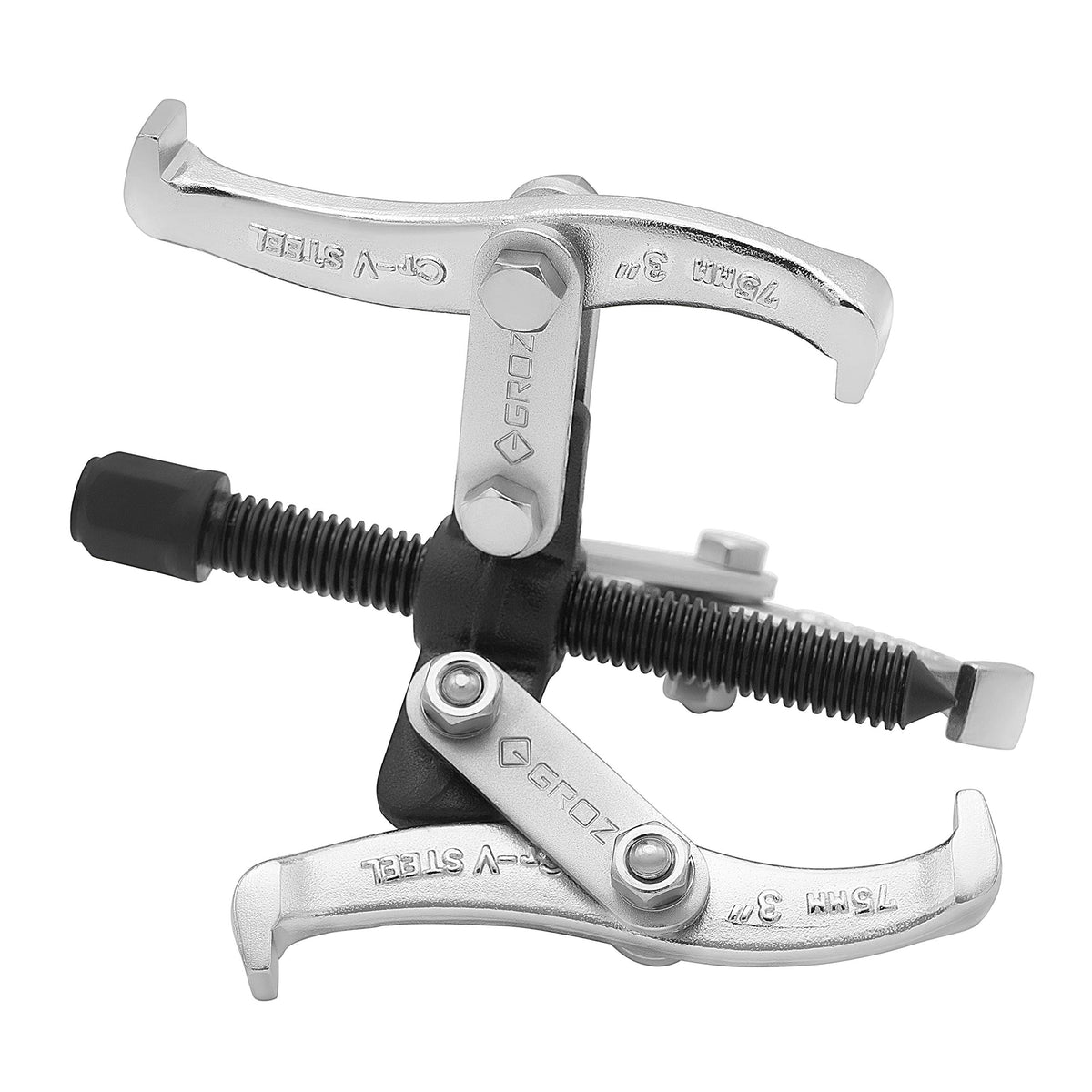 3-Jaw Gear Puller, 3 Inch Max Reach, 3-Ton Safe Working Load C8072