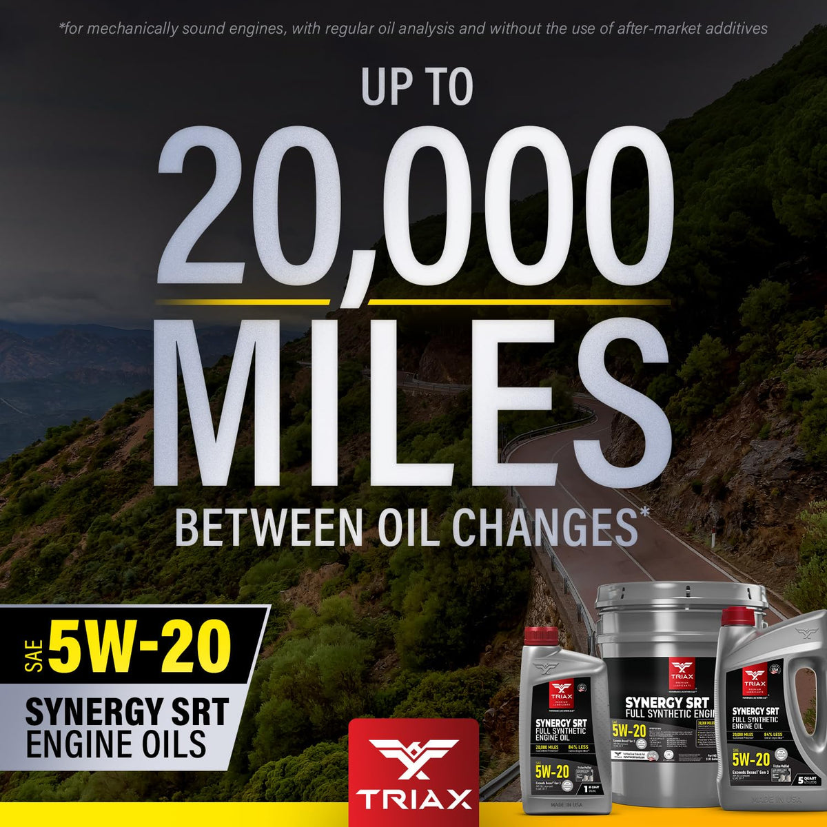 5W-20 Full Synthetic Engine Oil 5 Quart O7159