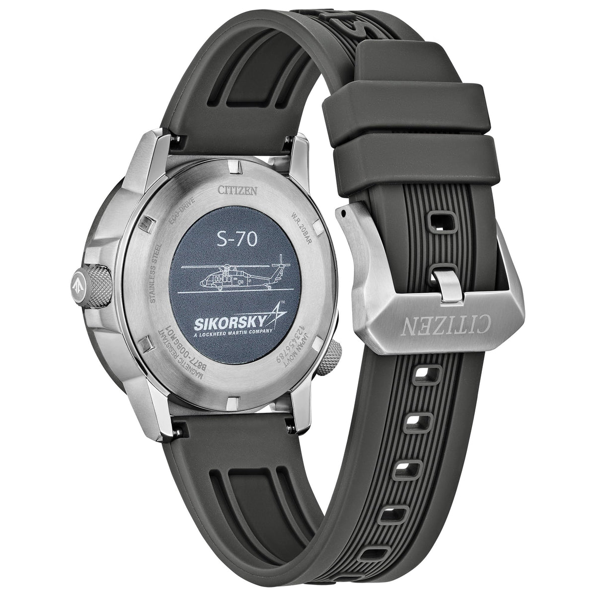 Men's Stainless Steel Eco-Drive Watch U141664