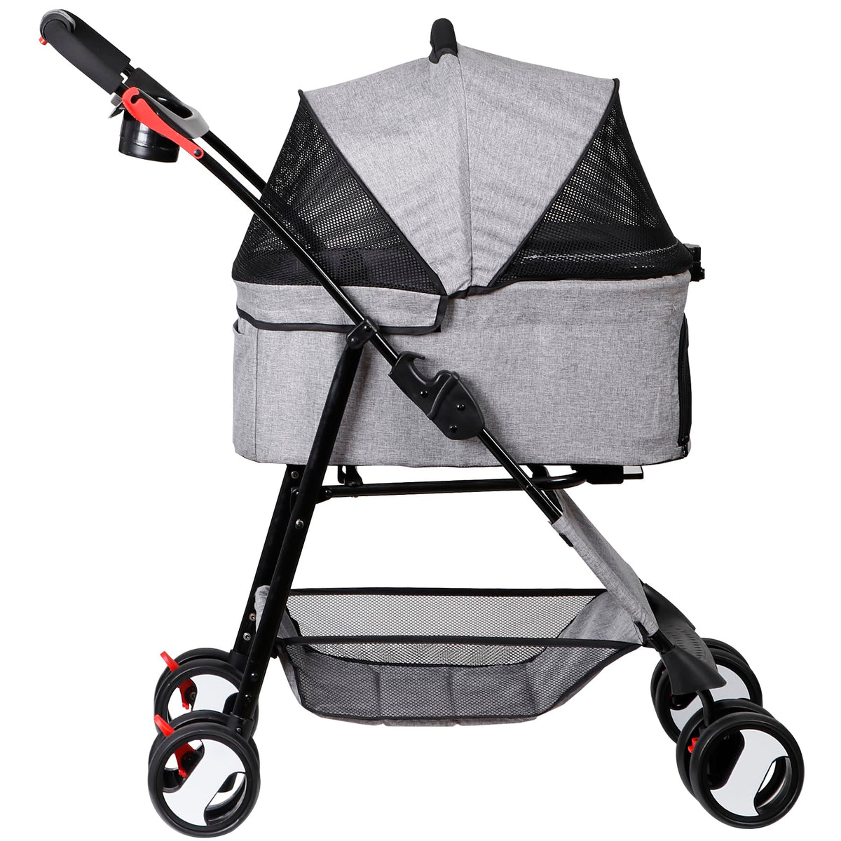 3 in1 Foldable Pet Stroller with 4 Wheels P8530