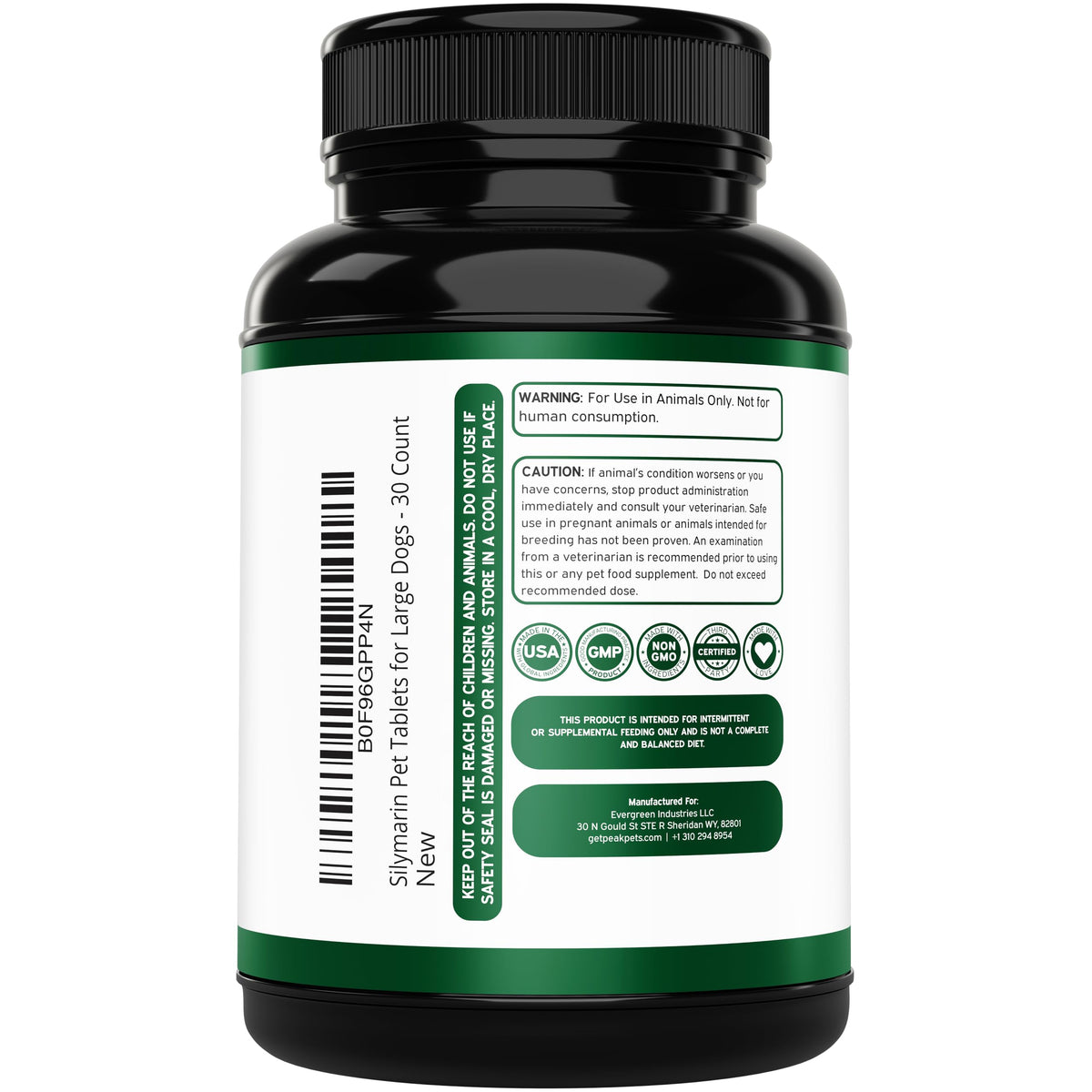 Liver Support Supplement for Large Dogs with Milk Thistle - 30 Chewable Tablets W582