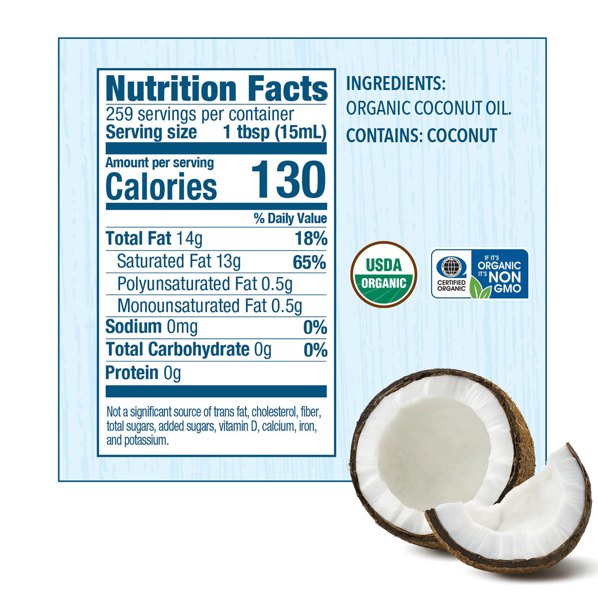 Organic Refined Coconut Oil 1 Gallon K90051