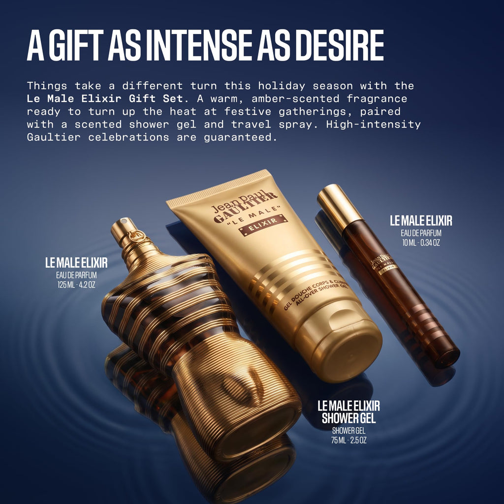 Le Male Elixir Parfum 3-Piece Gift Set Y2864