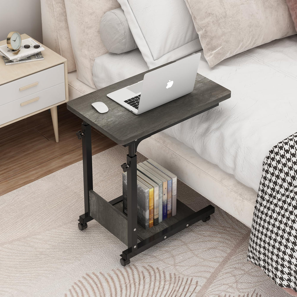 Adjustable Height C Table with Wheels and Storage R877896